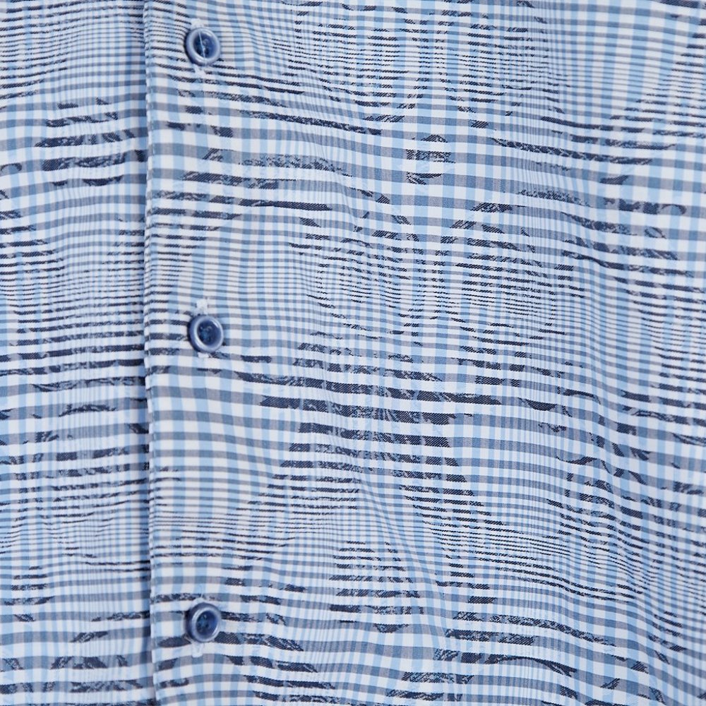 Robert Graham Blue Button Up Shirt Medium Classic Fit - Picture 3 of 10